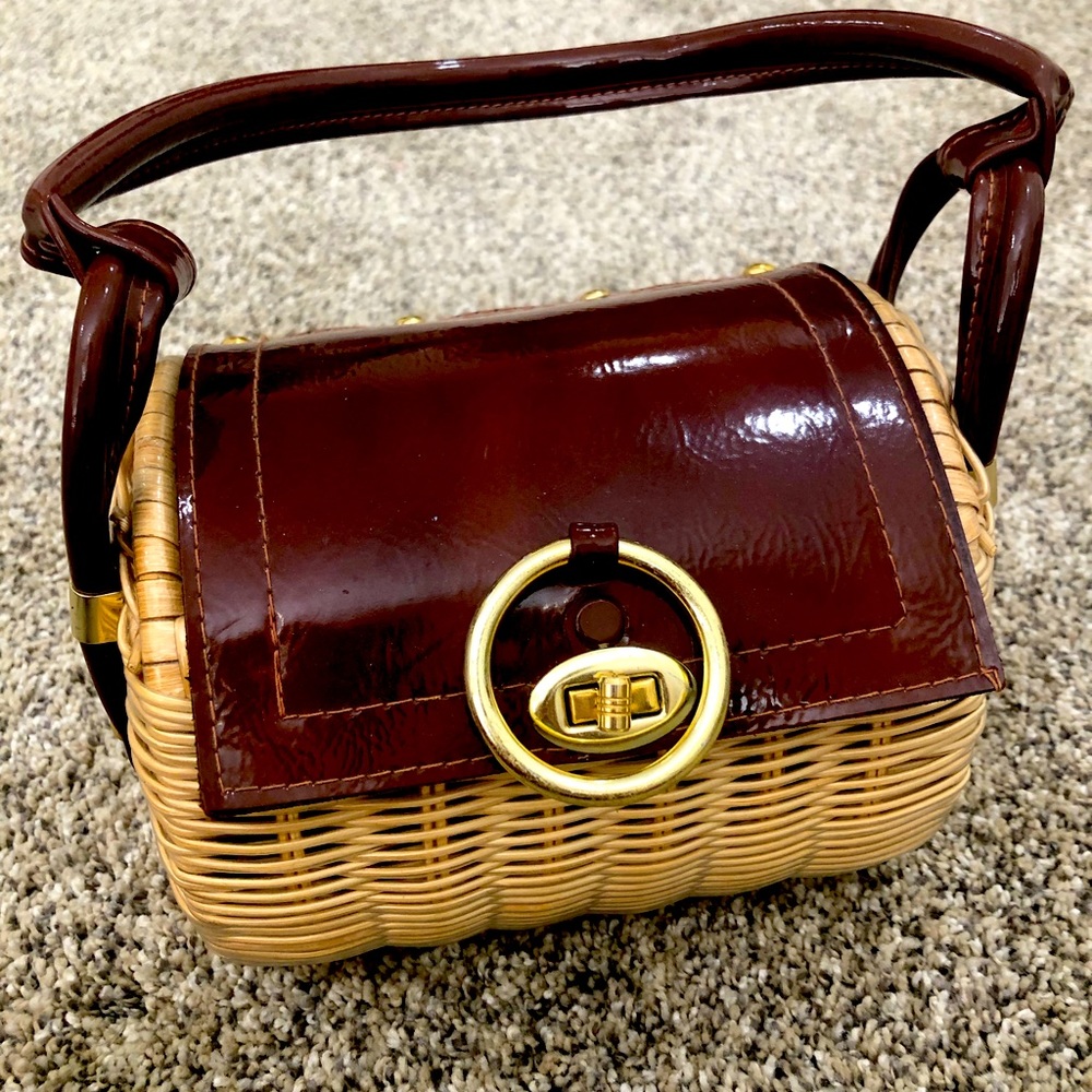 Vintage Wicker Purse